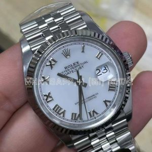 Rolex Datejust 36 126234 White Roman Dial Jubilee Clean Factory