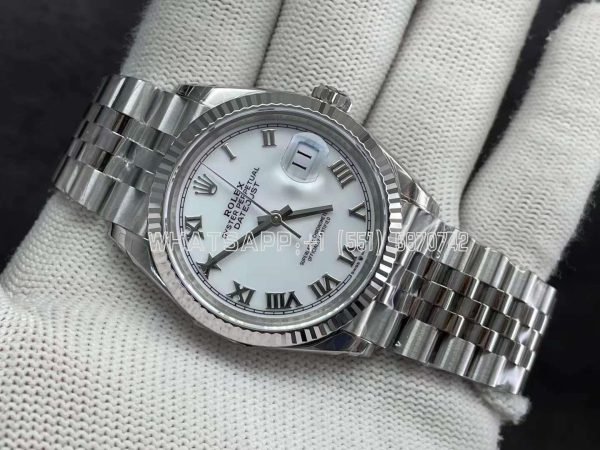 Rolex Datejust 36 126234 White Roman Dial Jubilee VS Factory