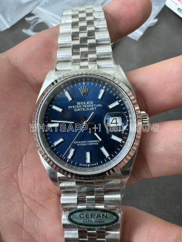 Rolex Datejust 36mm 116234 Blue Dial Clean Factory