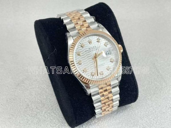 Rolex Datejust 36mm 126231-0039 Silver Patterned Dial VS Factory