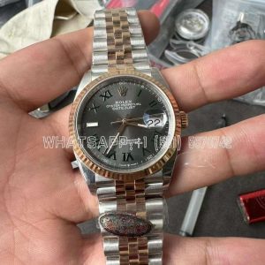 Rolex Datejust 36mm 126231 Grey Wimbledon Roman Dial Clean Factory