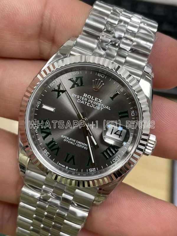 Rolex Datejust 36mm 126234 Anthracite Dial Roman Marker AR Factory