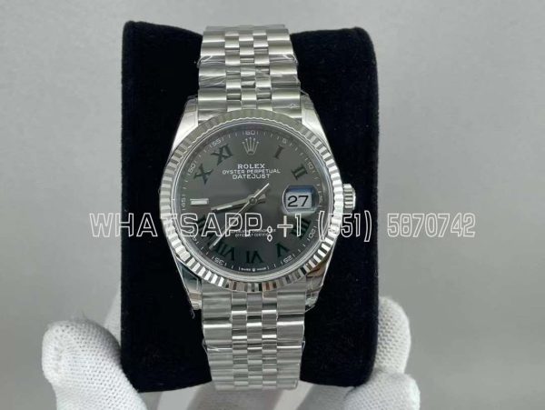 Rolex Datejust 36mm 126234 Anthracite Dial Roman Marker VS Factory