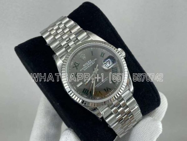 Rolex Datejust 36mm 126234 Anthracite Dial Roman Marker VS Factory