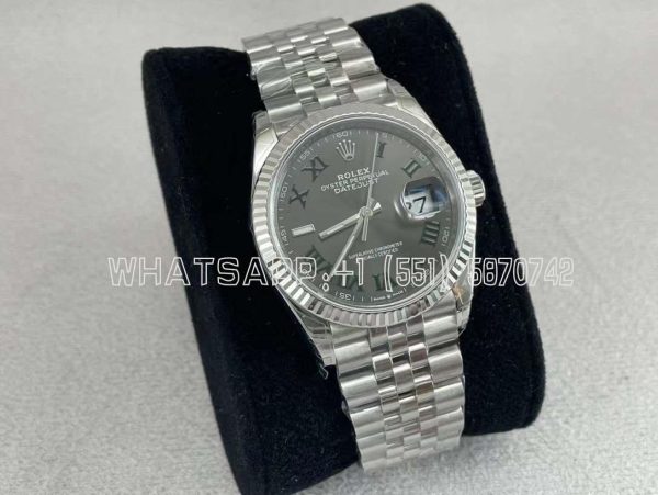 Rolex Datejust 36mm 126234 Anthracite Dial Roman Marker VS Factory