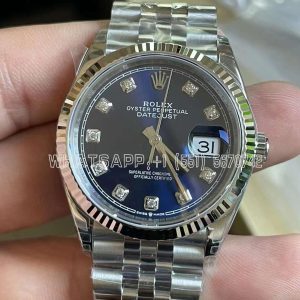 Rolex Datejust 36mm 126234 Blue and Diamond Dial Roman Marker AR Factory