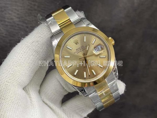 Rolex Datejust 41 126303 Stainless steel and yellow gold Champagne Dial VS Factory