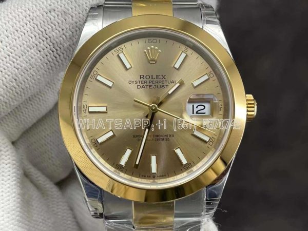 Rolex Datejust 41 126303 Stainless steel and yellow gold Champagne Dial VS Factory