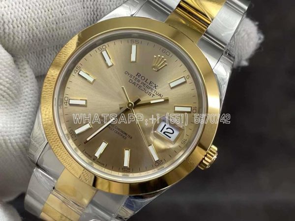 Rolex Datejust 41 126303 Stainless steel and yellow gold Champagne Dial VS Factory