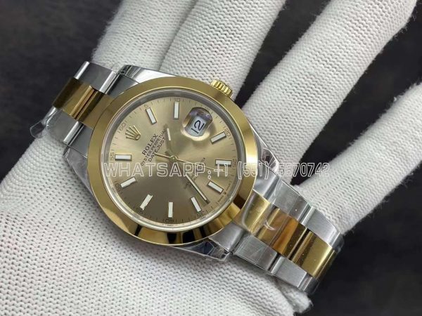 Rolex Datejust 41 126303 Stainless steel and yellow gold Champagne Dial VS Factory