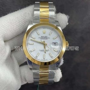 Rolex Datejust 41 126303 Stainless steel and yellow gold White Dial VS Factory