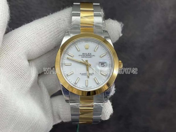 Rolex Datejust 41 126303 Stainless steel and yellow gold White Dial VS Factory