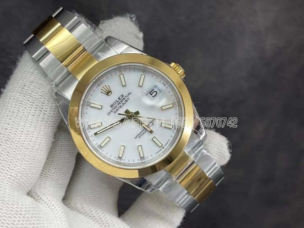 Rolex Datejust 41 126303 Stainless steel and yellow gold White Dial VS Factory