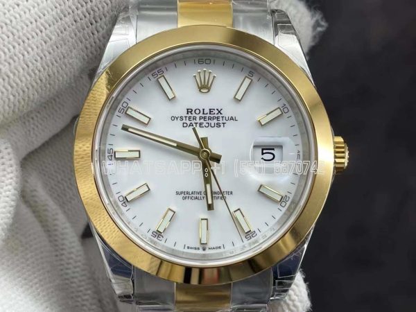 Rolex Datejust 41 126303 Stainless steel and yellow gold White Dial VS Factory