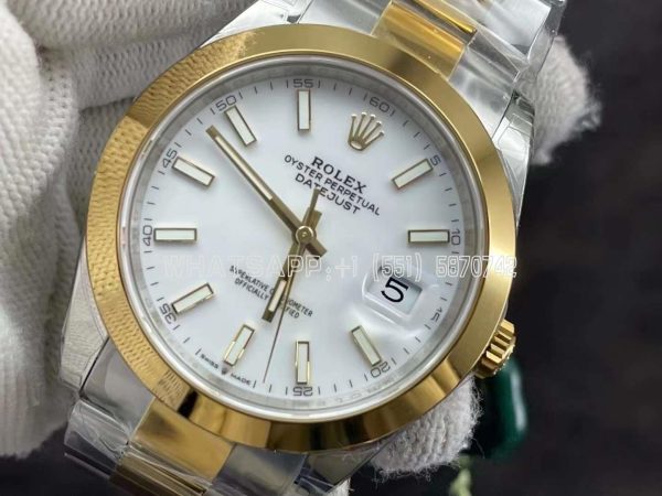 Rolex Datejust 41 126303 Stainless steel and yellow gold White Dial VS Factory