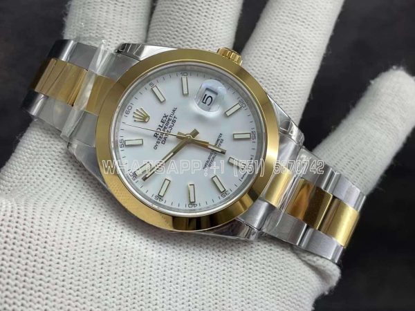 Rolex Datejust 41 126303 Stainless steel and yellow gold White Dial VS Factory