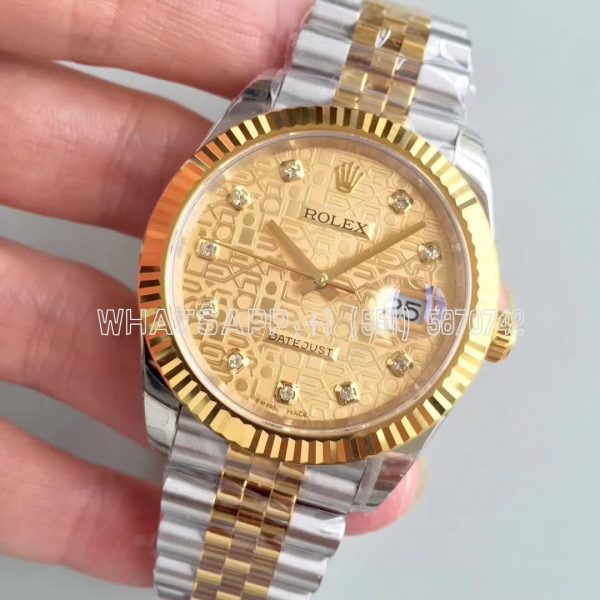 Rolex Datejust 41 126333 41mm EWF SS & Yellow Gold Dial Swiss 3235