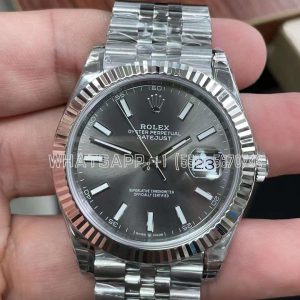 Rolex Datejust 41 126334 SS 904L Anthracite Dial Jubilee Bracelet Swiss 3235 AR Factory