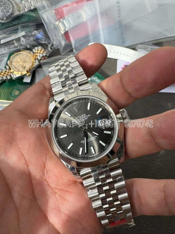 Rolex Datejust 41 126334 SS 904L Anthracite Dial Swiss 3235 AR Factory