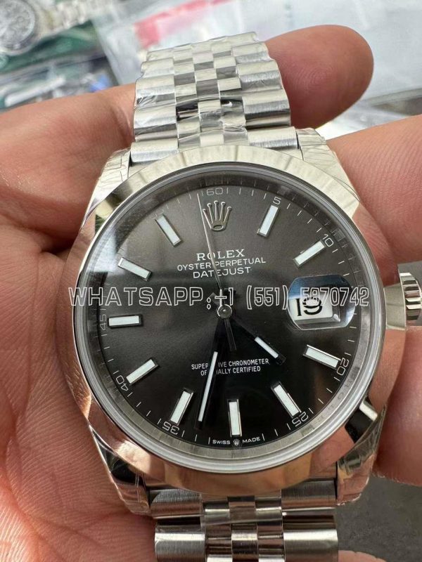 Rolex Datejust 41 126334 SS 904L Anthracite Dial Swiss 3235 AR Factory