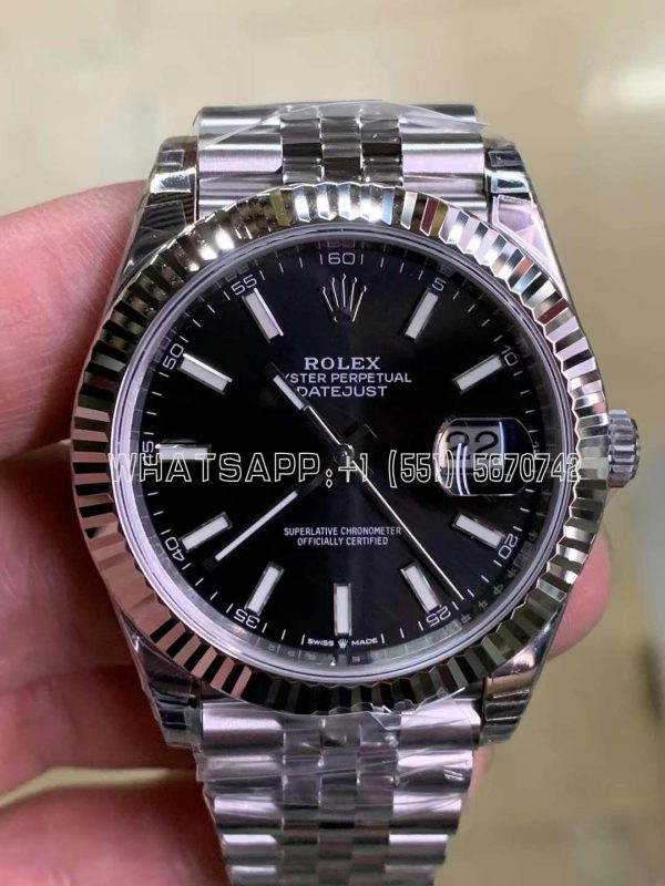 Rolex Datejust 41 126334 SS 904L Black Dial Jubilee Bracelet Swiss 3235 AR Factory