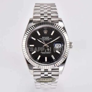 Rolex Datejust 41 126334 SS 904L Black Dial Jubilee Bracelet Swiss 3235 Clean Factory