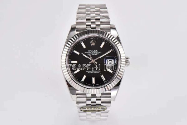 Rolex Datejust 41 126334 SS 904L Black Dial Jubilee Bracelet Swiss 3235 Clean Factory