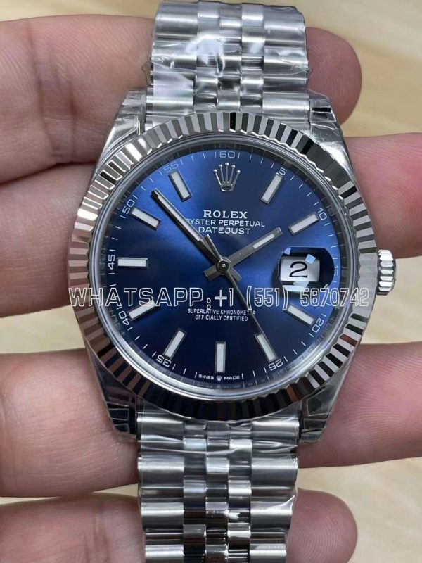 Rolex Datejust 41 126334 SS 904L Blue Dial Jubilee Bracelet Swiss 3235 AR Factory