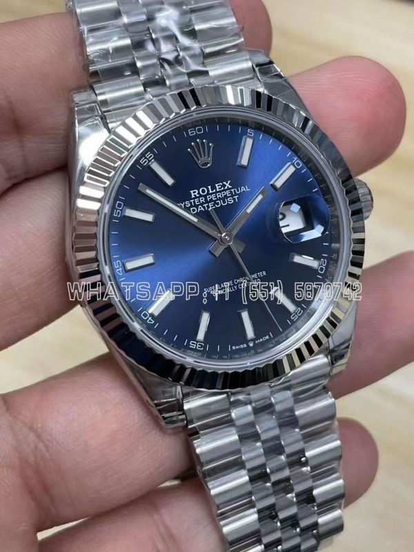 Rolex Datejust 41 126334 SS 904L Blue Dial Jubilee Bracelet Swiss 3235 AR Factory