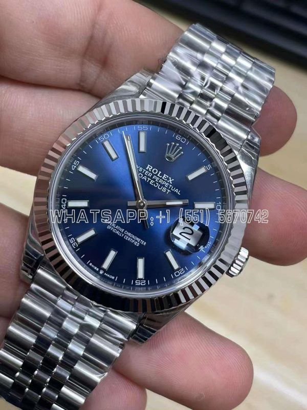 Rolex Datejust 41 126334 SS 904L Blue Dial Jubilee Bracelet Swiss 3235 AR Factory