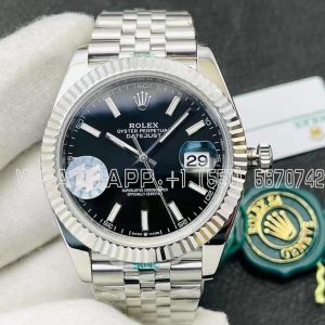 Rolex Datejust 41 126334 ZF SS 904L Black Dial Jubilee Bracelet Swiss VR 3235