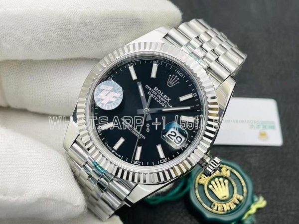 Rolex Datejust 41 126334 ZF SS 904L Black Dial Jubilee Bracelet Swiss VR 3235