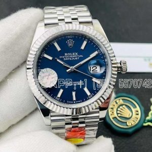 Rolex Datejust 41 126334 ZF SS 904L Blue Dial Jubilee Bracelet Swiss VR 3235