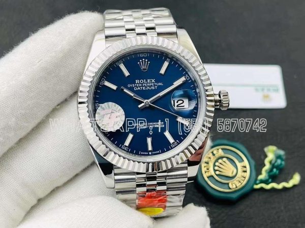 Rolex Datejust 41 126334 ZF SS 904L Blue Dial Jubilee Bracelet Swiss VR 3235