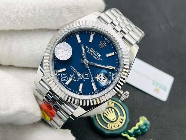 Rolex Datejust 41 126334 ZF SS 904L Blue Dial Jubilee Bracelet Swiss VR 3235