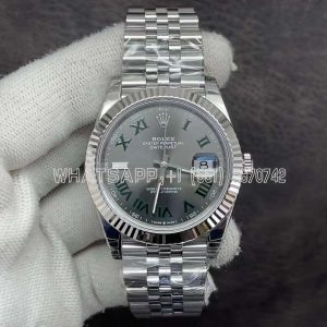 Rolex Datejust 41 SS 904L Anthracite Dial Roman Marker Swiss 3235 VS Factory