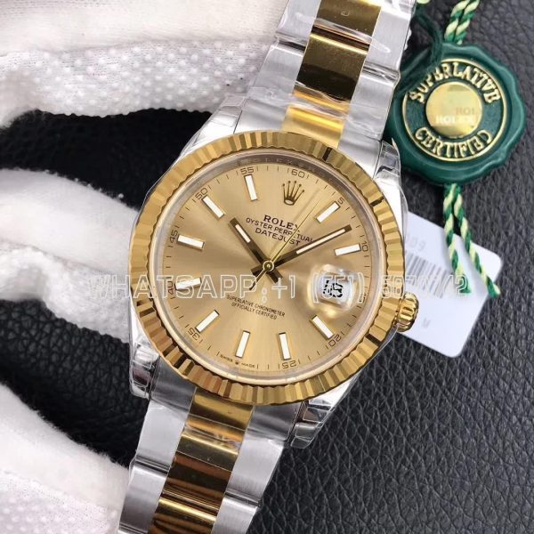 Rolex Datejust 41mm 126333-0009 Champagne Stick Dial VS Factory