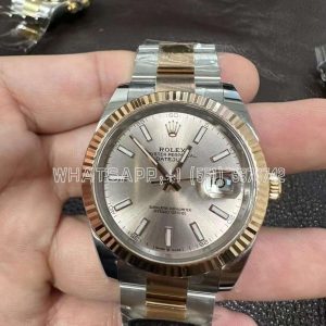 Rolex Datejust 41mm 126333 Champagne Dial Two Tone Bracelet 3235 Clean Factory