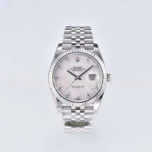 Rolex Datejust 41mm 126334 904L Steel MOP Diamond Dial Jubilee Bracelet Clean Factory