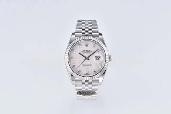 Rolex Datejust 41mm 126334 904L Steel MOP Diamond Dial Jubilee Bracelet Clean Factory