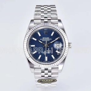 Rolex Datejust 41mm 126334 Blue Fluted Dial Jubilee Bracelet Swiss 3235 Clean Factory