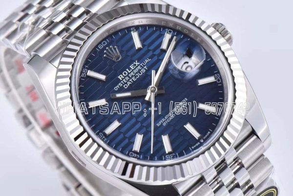 Rolex Datejust 41mm 126334 Blue Fluted Dial Jubilee Bracelet Swiss 3235 Clean Factory