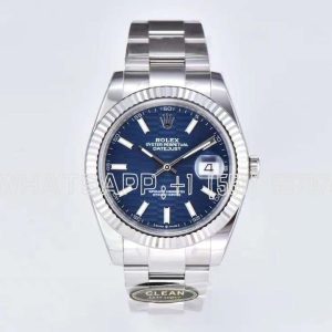 Rolex Datejust 41mm 126334 Blue Fluted Dial Oyster Bracelet Swiss 3235 Clean Factory