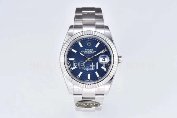 Rolex Datejust 41mm 126334 Blue Fluted Dial Oyster Bracelet Swiss 3235 Clean Factory