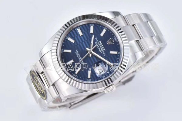 Rolex Datejust 41mm 126334 Blue Fluted Dial Oyster Bracelet Swiss 3235 Clean Factory