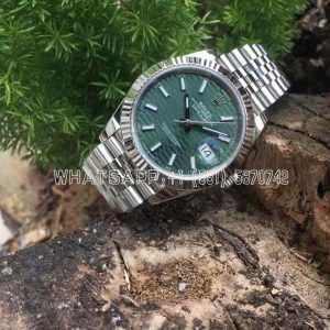 Rolex Datejust 41MM 126334 Green Fluted Dial Jubilee Bracelet Swiss 3235 AR Factory