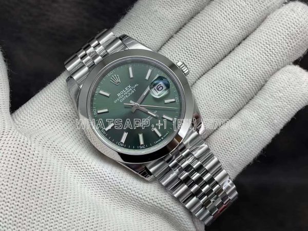 Rolex Datejust 41mm 126334 Green Index Dial Jubilee VS Factory