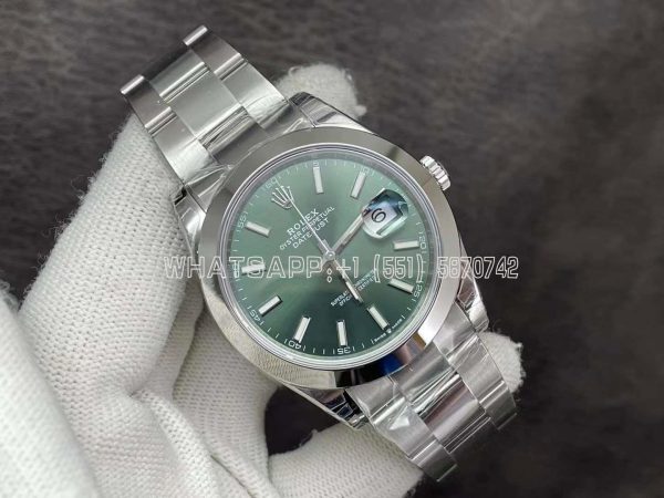 Rolex Datejust 41mm 126334 Green Index Dial VS Factory