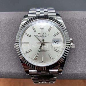 Rolex Datejust 41mm 126334 SS 904L Silver Dial Jubilee Bracelet Swiss 3235 Clean Factory