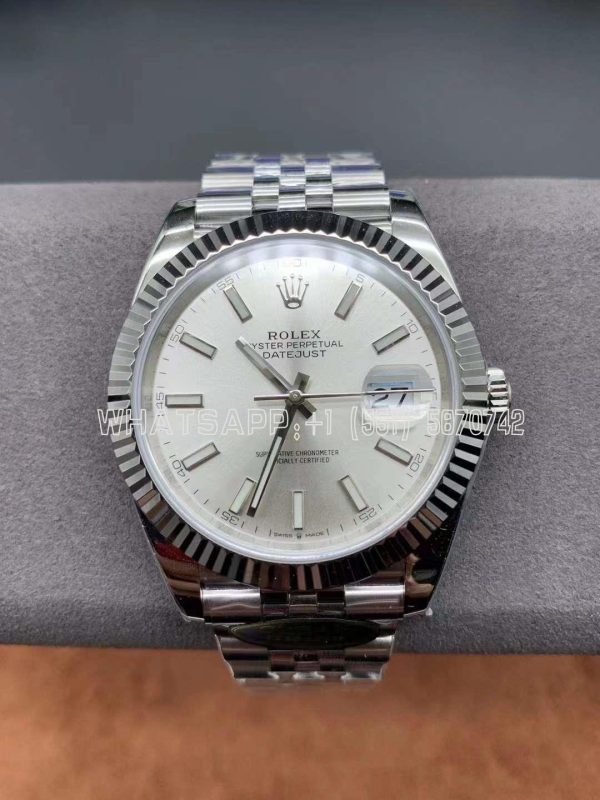 Rolex Datejust 41mm 126334 SS 904L Silver Dial Jubilee Bracelet Swiss 3235 Clean Factory